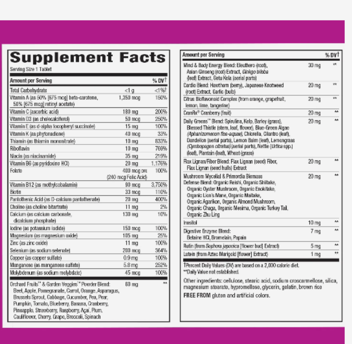 Nature's Way Alive! Women's 50 Ultra Potency Multivitamin - 60 Tablets | نيتشرز واي مكمل غذائي للنساء فوق ال 50 سنة - 60 قرص