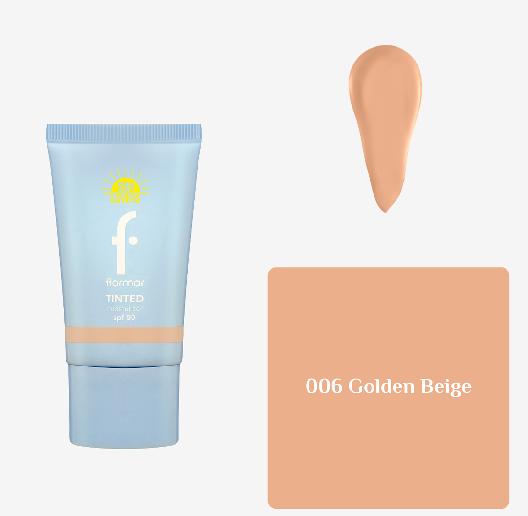 Flormar Tinted Moisturizer SPF 50 - 30ml | فلورمار مرطب ملون SPF 50 - 30مل