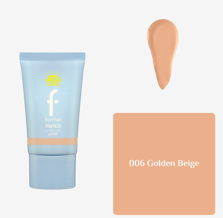 Flormar Tinted Moisturizer SPF 50 - 30ml | فلورمار مرطب ملون SPF 50 - 30مل