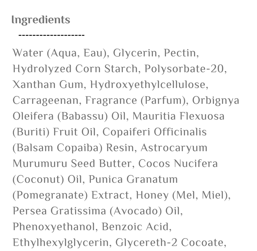 MIELLE Pomegranate & Honey Curl Smoothie - 355ml | ميلي كريم تجعيد الشعر بالعسل و الرمان - 355 مل