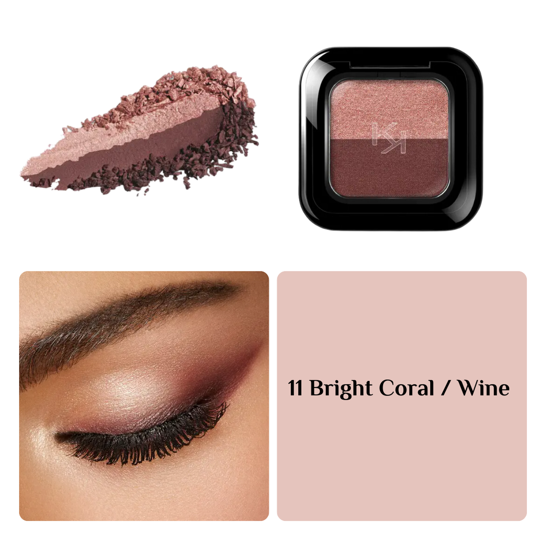 KIKO Bright Duo Eyeshadow - 1.8g | كيكو اي شادو مزدوج - 1.8 غرام