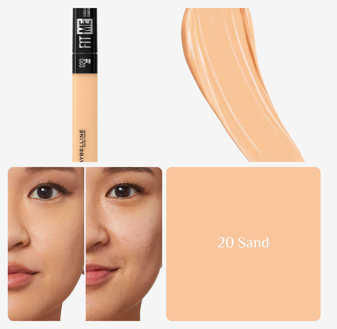 MAYBELLINE Fit Me Natural Coverage Concealer | كونسيلر فيت مي