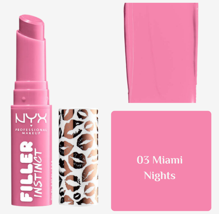NYX Filler Instinct - 2.6g | ان واي اكس أحمر شفاه بتأثير الفيلر - 2.6 غرام