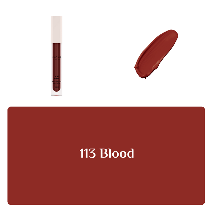 Jvone Milano Last Tint Matt Liquid Lipstick - 2,5ml |  جايفون ميلانو أحم شفاه سائل - 2.5 مل