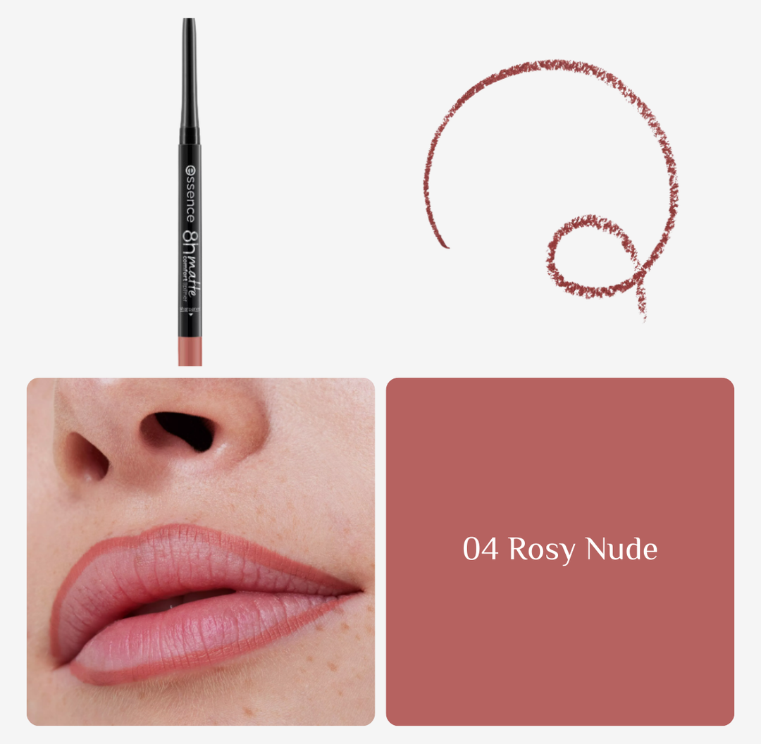 Essence 8H Matte Comfort Lipliner | ايسنس محدد شفاه مات