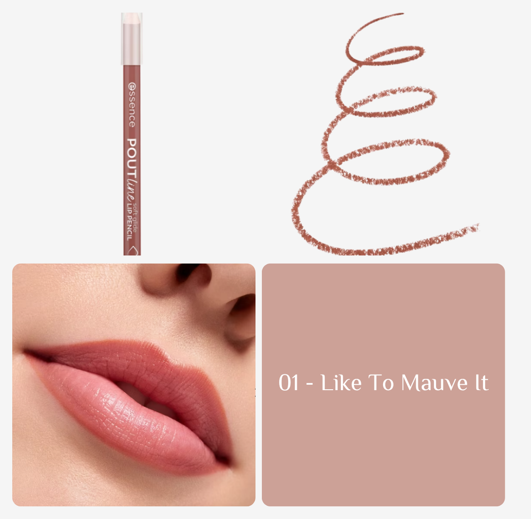 essence POUTline soft glide LIP PENCIL - 0.62g | ايسنس قلم تحديد الشفاه - 0.62 غرام