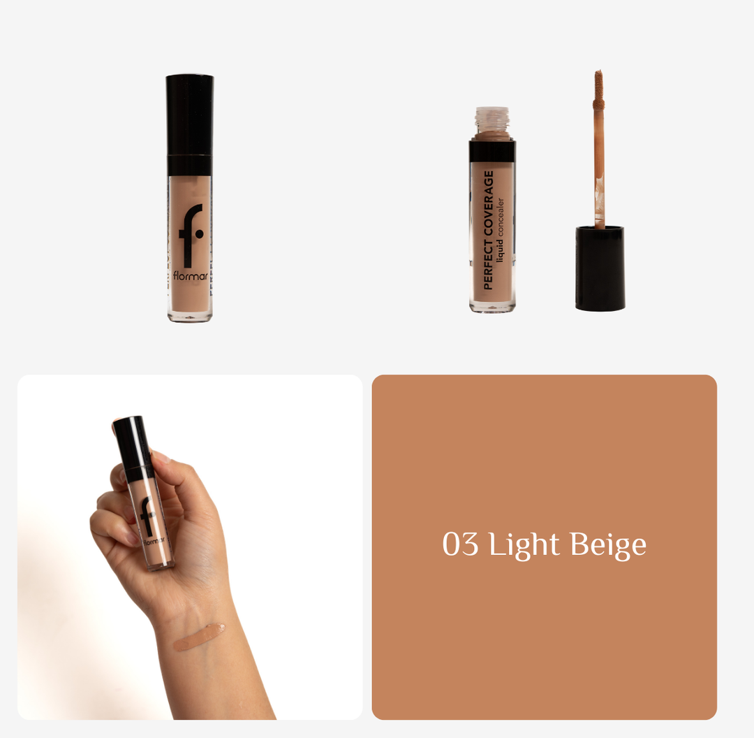 Flormar Perfect Concealer - 5ml | فلورمار كونسيلر بتغطية مثالية - 5 مل