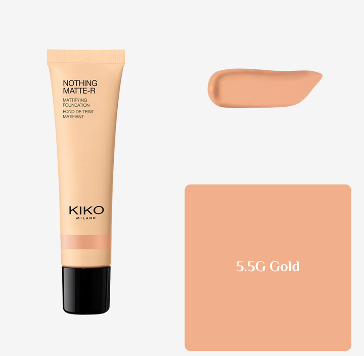KIKO MILANO Nothing Matte-R Foundation - 27ml | كيكو كريم أساس مات  - 27مل