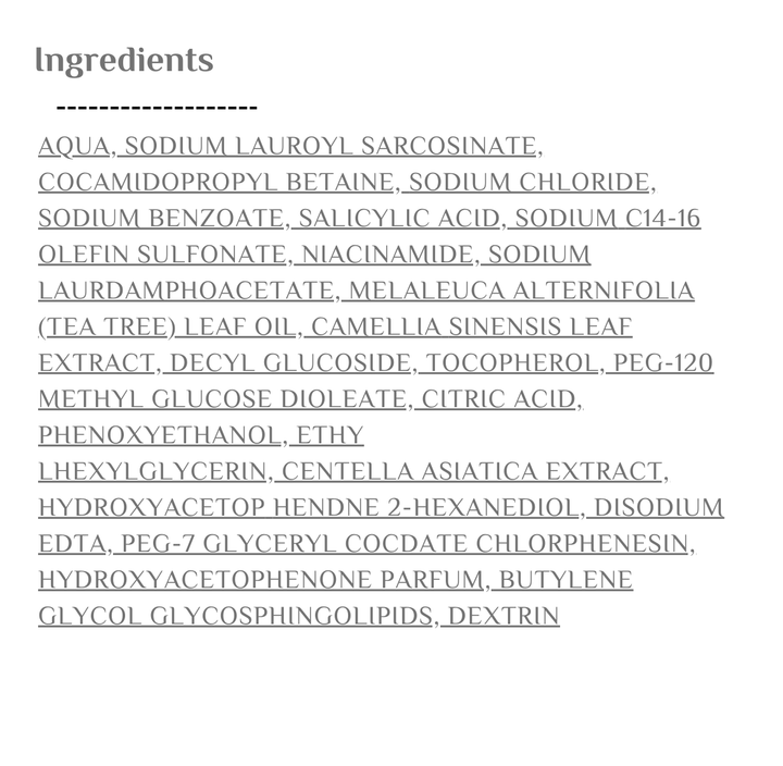 LA JU Acne Treatment Face Cleanser - 400ml | لاجو غسول للوجه مضاد لحب الشباب - 400 مل