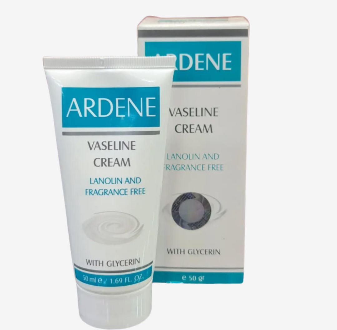 Ardene vaseline Creme Lanolin & Fragance Free  - 50ml | اردن فازلين كريم للوجه خالي من العطور و اللانولين - 50 مل