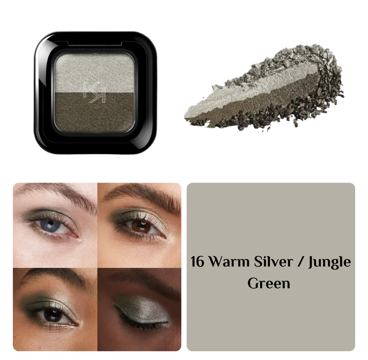 KIKO Bright Duo Eyeshadow - 1.8g | كيكو اي شادو مزدوج - 1.8 غرام