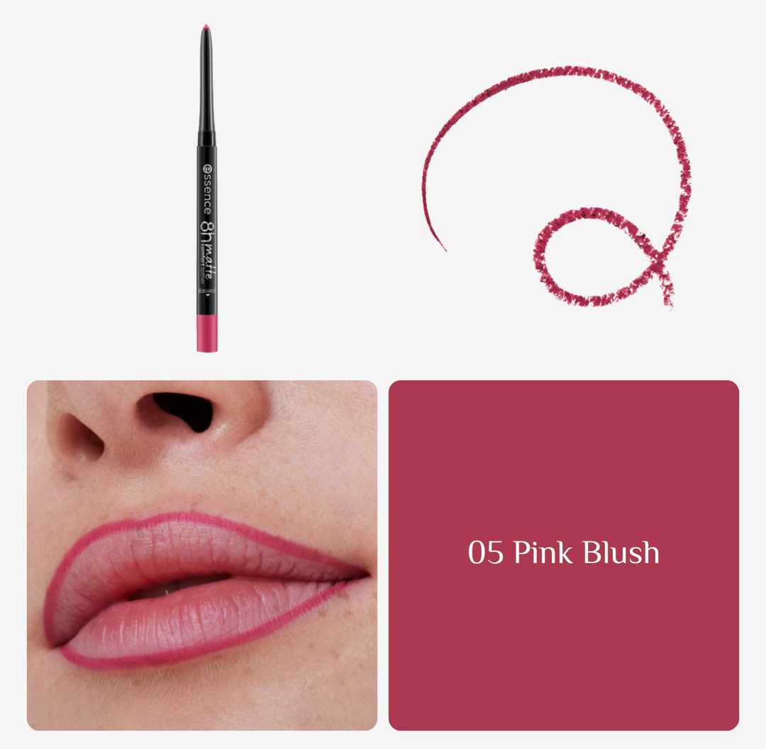 Essence 8H Matte Comfort Lipliner | ايسنس محدد شفاه مات