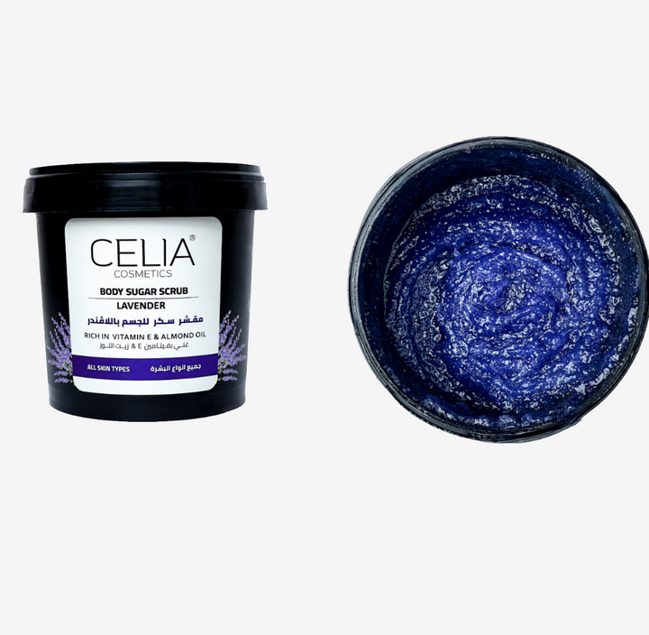 CELIA Body Sugar Scrub - 600g | سيليا مقشر زيتي للجسم - 600 غرام