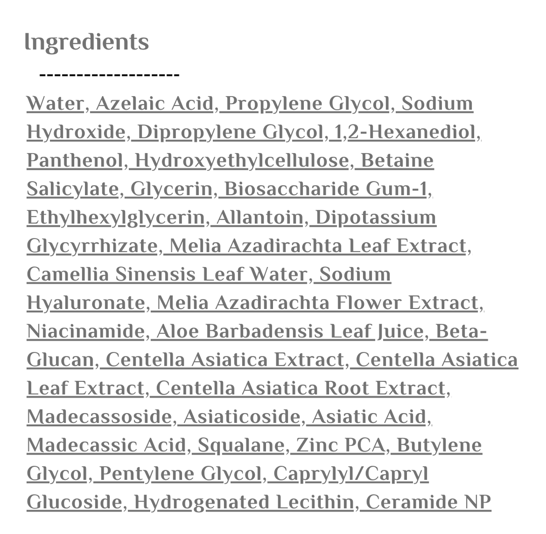 Anua Azelaic Acid 10 Hyaluron Redness Soothing Serum - 30ml | أنوا سيروم الآزليك اسيد المهدئ للبشرة - ٣٠ مل