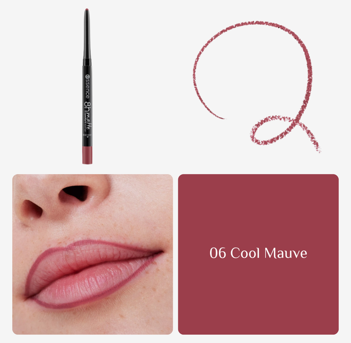 Essence 8H Matte Comfort Lipliner | ايسنس محدد شفاه مات