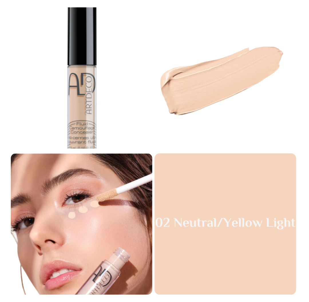 ARTDECO Fluid Camouflage Concealer - 5ml | ارديكو كونسيلر سائل بتغطية عالية - 5 مل