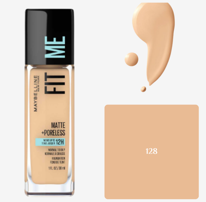 MAYBELLINE Fit Me Foundation Normal To Oily 16h SPF22 - 30ml | ميبيلين كريم أساس للبشرة الدهنية spf22 - 30 مل