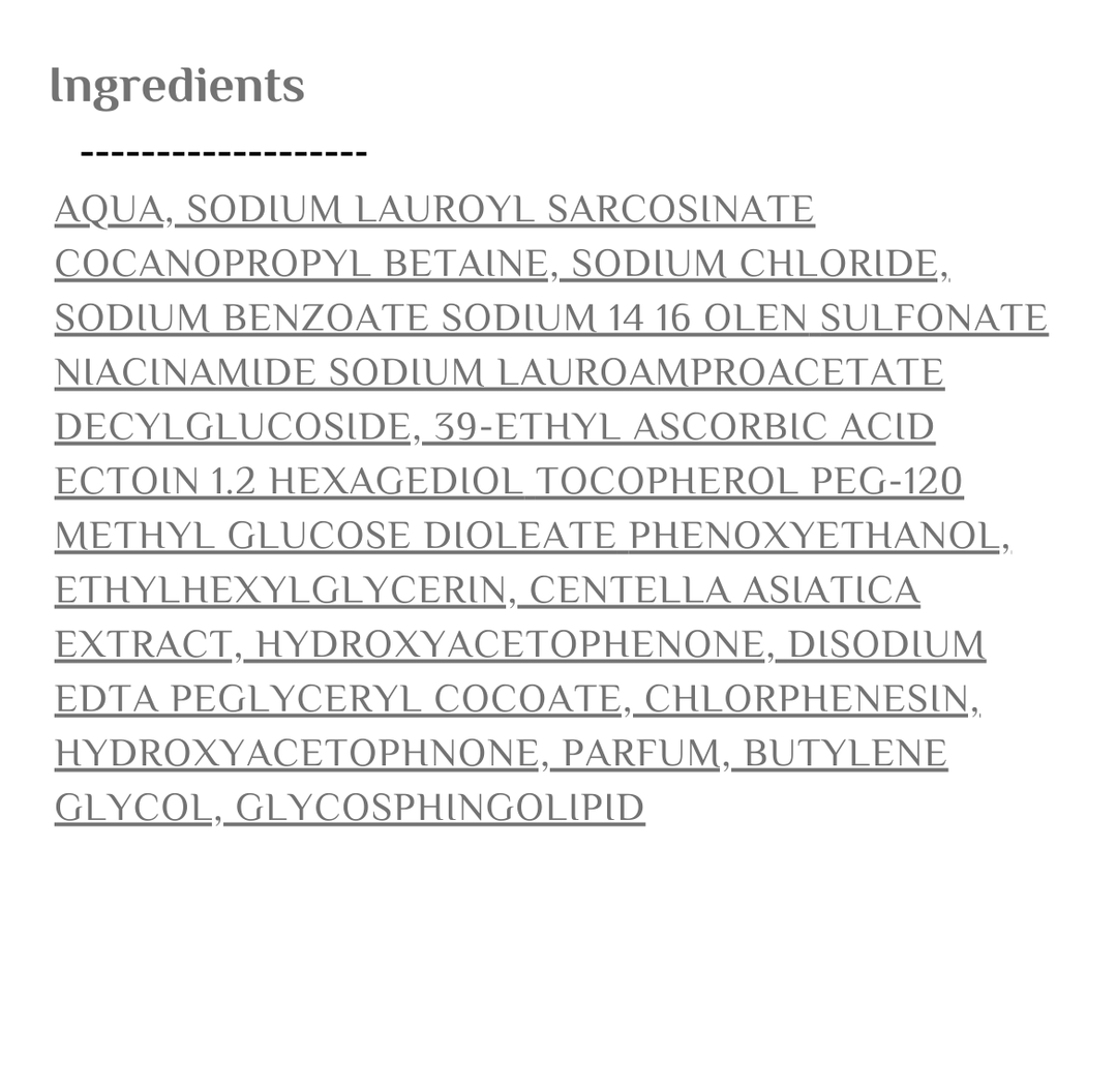LA JU Ectoin Cleanser - 400ml | لاجو غسول جل للوجه - 400 مل