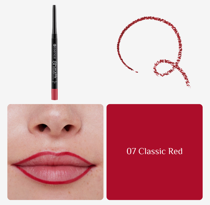 Essence 8H Matte Comfort Lipliner | ايسنس محدد شفاه مات
