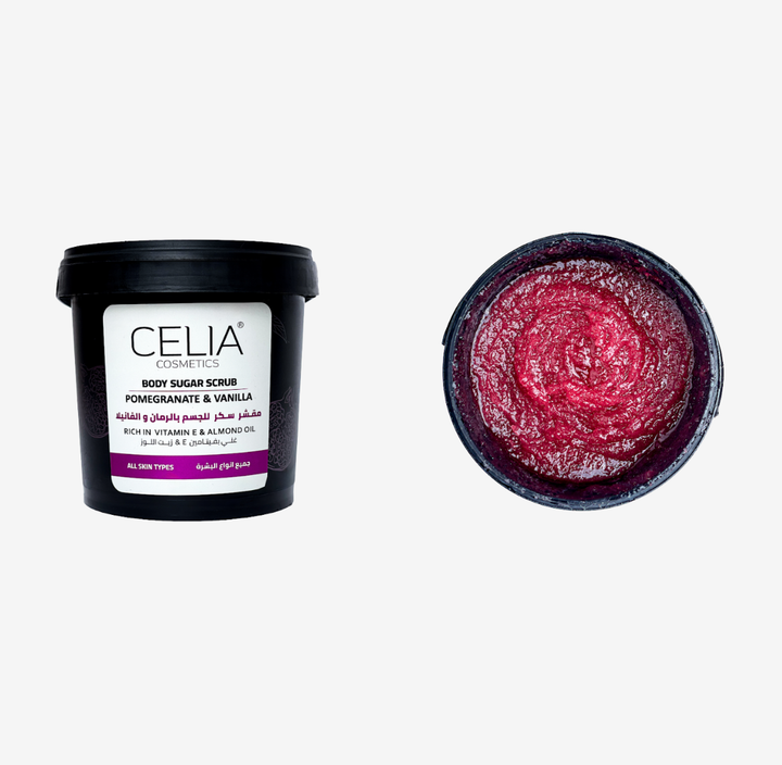 CELIA Body Sugar Scrub - 600g | سيليا مقشر زيتي للجسم - 600 غرام