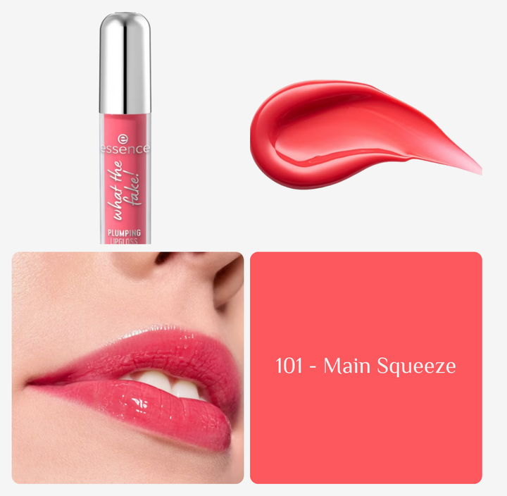 essence what the fake! PLUMPING LIPGLOSS - 4ml | ايسنس غلوس مكبر للشفاه - 4 مل