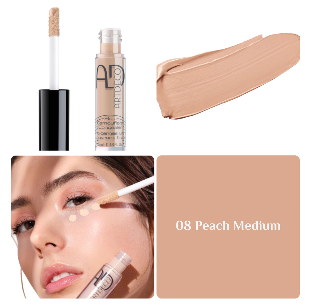 ARTDECO Fluid Camouflage Concealer - 5ml | ارديكو كونسيلر سائل بتغطية عالية - 5 مل