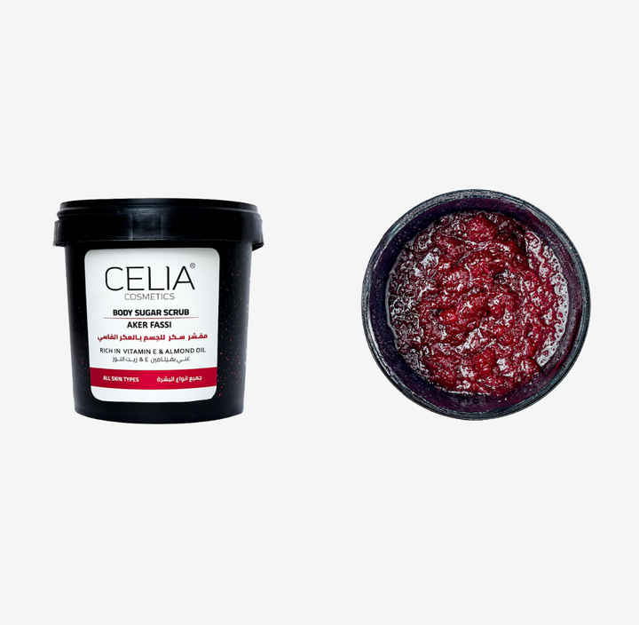 CELIA Body Sugar Scrub - 600g | سيليا مقشر زيتي للجسم - 600 غرام