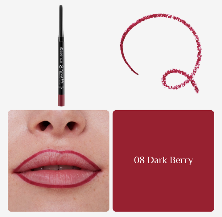 Essence 8H Matte Comfort Lipliner | ايسنس محدد شفاه مات