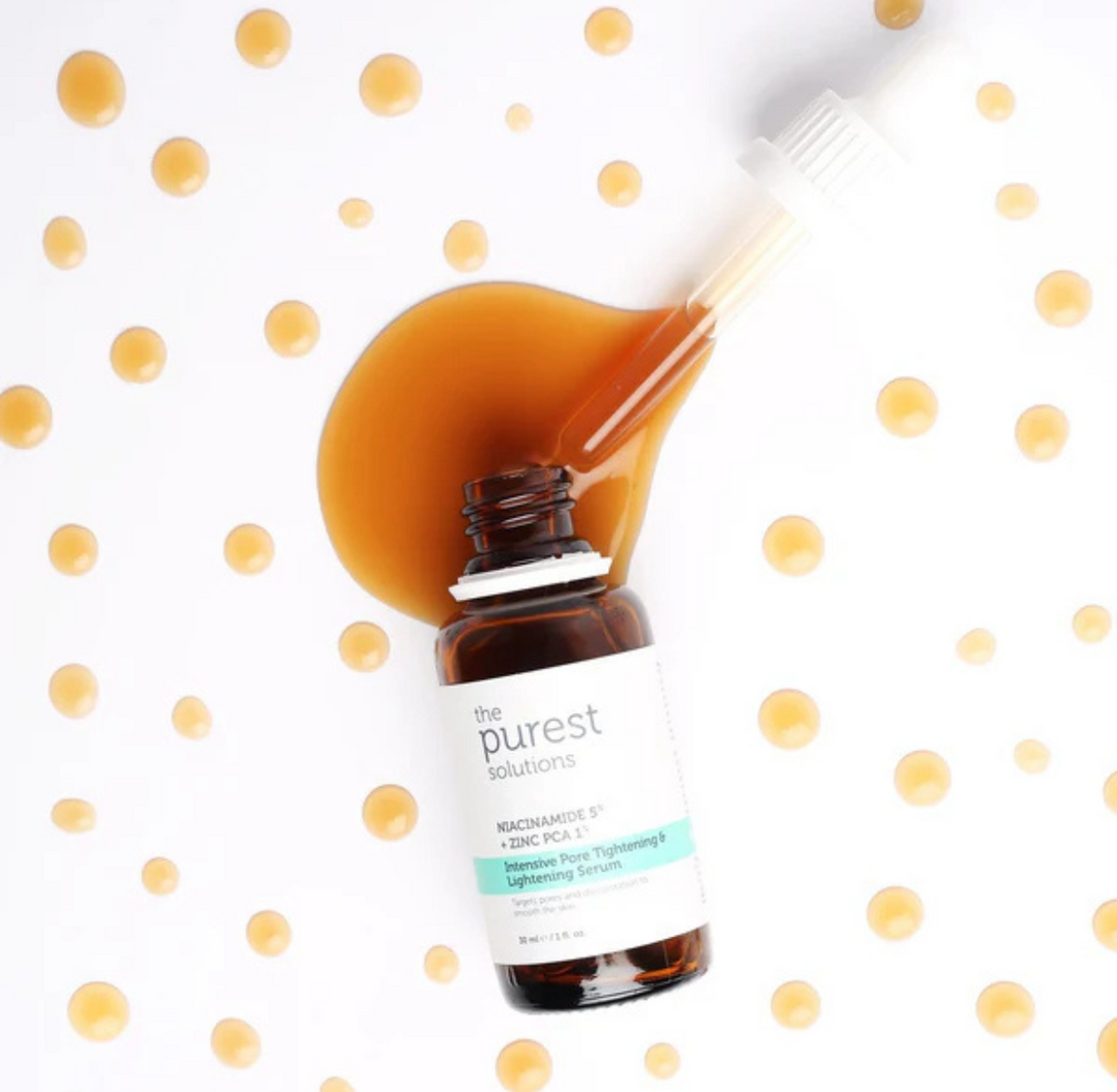 The Purest Solutions Intensive Pore Tightening And Lightening Serum - 30ml | ذا بيورست سيروم تفتيح و المسام الواسع - 30 مل