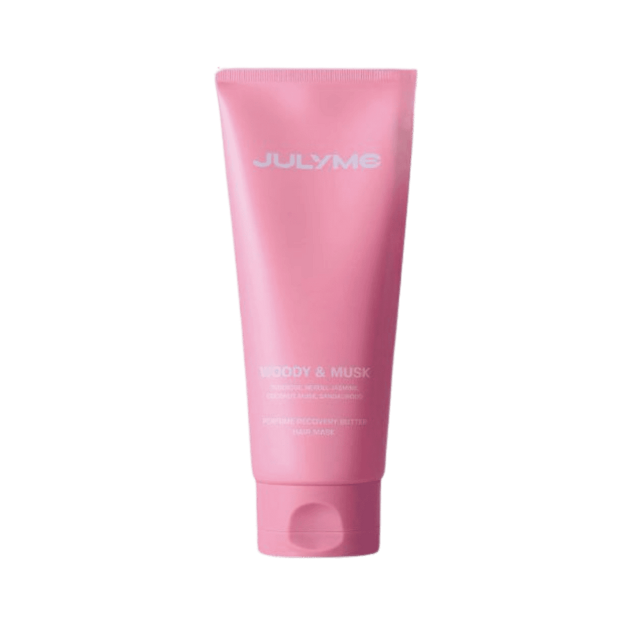 JULYME Perfume Recovery Hair Mask, hydrating pink tube, 150ml, nourishing hair repair and shine