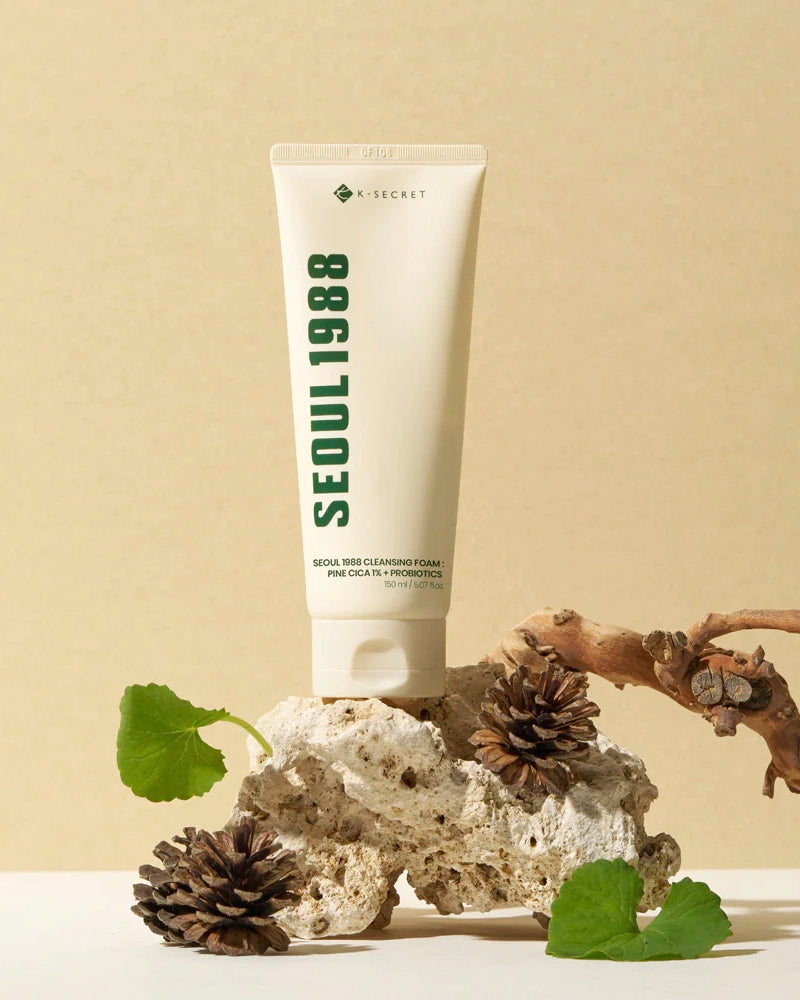 K-SECRET SEOUL 1988 Cleansing Foam : Pine Cica 1% + Probiotics - 150ml | سيول 1988 غسول رغوي - 150مل #2