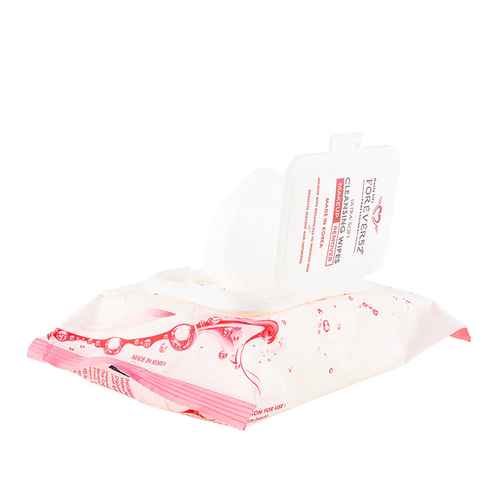 FOR EVER52 Ultra Soft Cleansing Wipes - 25 منديل | فوريفر52 مناديل تنظيف فائقة النعومة لإزالة المكياج - 25 منديل