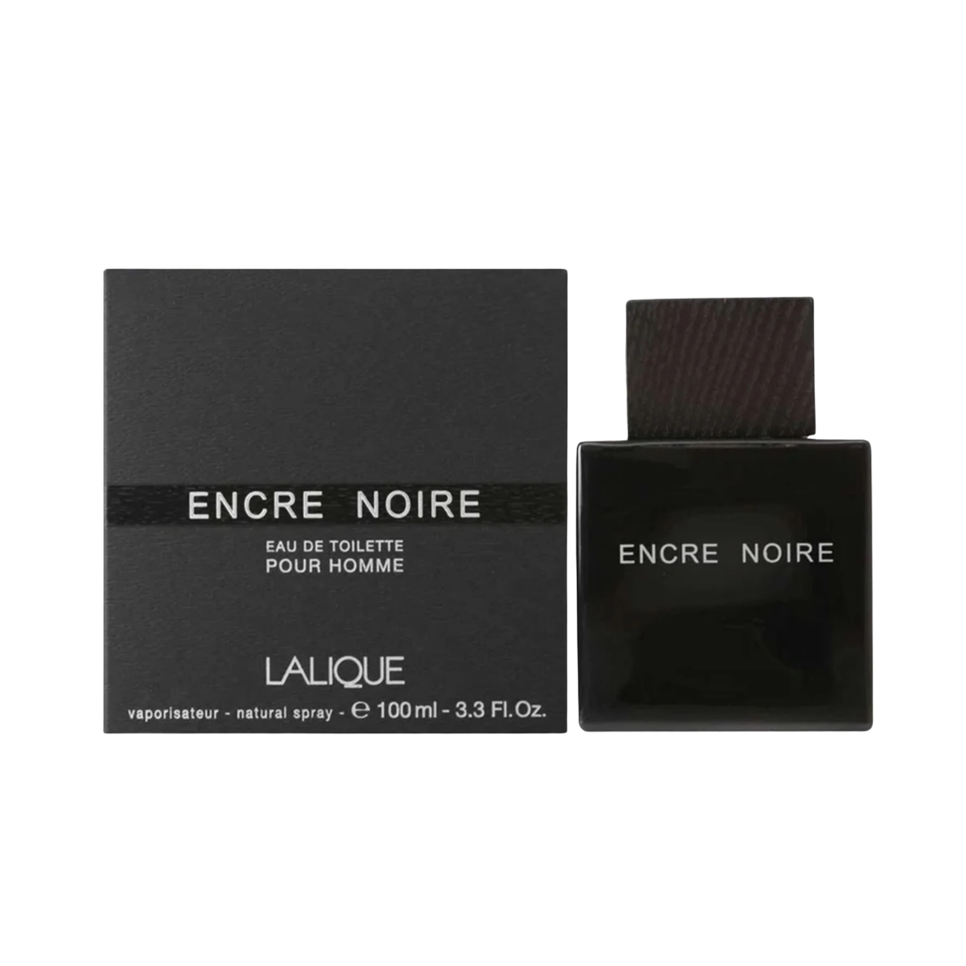 Lalique Encre Noire Eau de Toilette for Men 100 ml bottle with box packaging