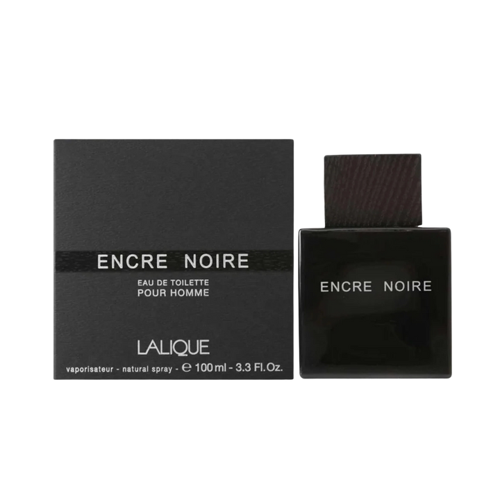 Lalique Encre Noire Eau de Toilette for Men 100 ml bottle with box packaging