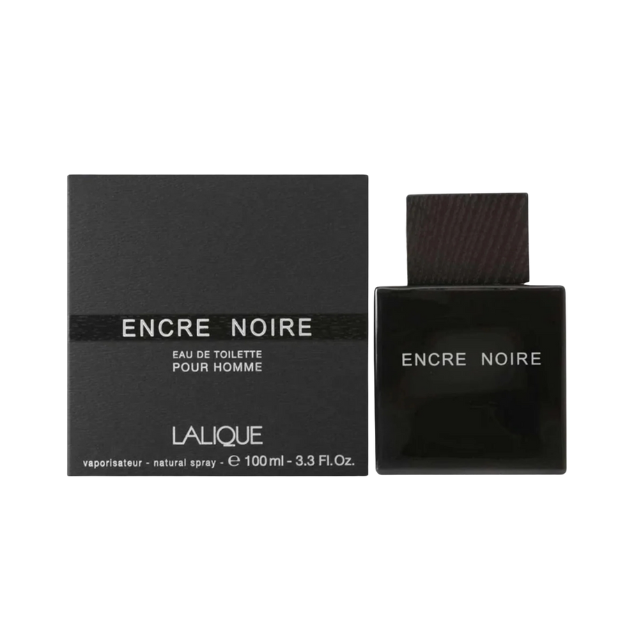 Lalique Encre Noire Eau de Toilette for Men 100 ml bottle with box packaging