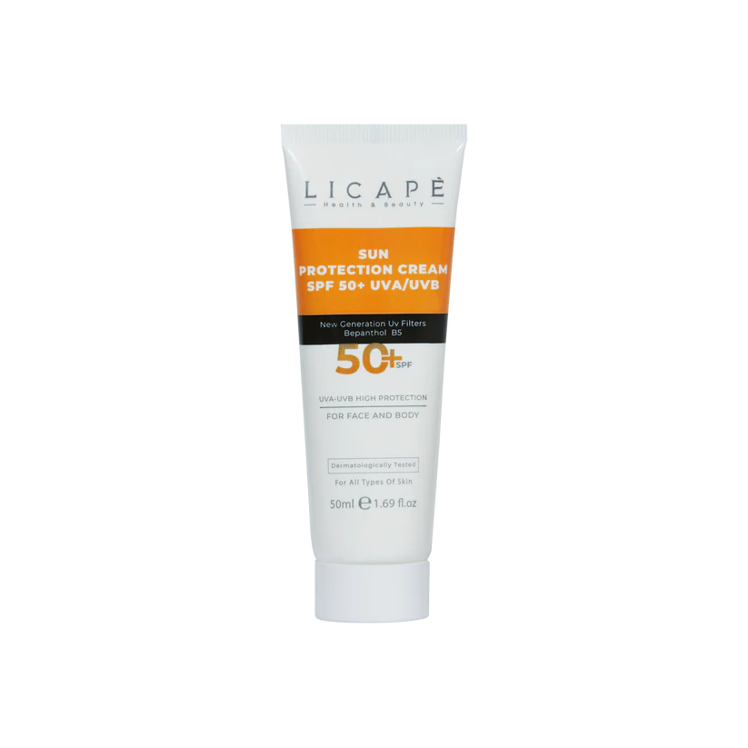 Licape Sun Protection Cream Spf 50+ UVB - 50ml |  ليكابيه كريم واقي من الشمس SPF 50+ - 50مل