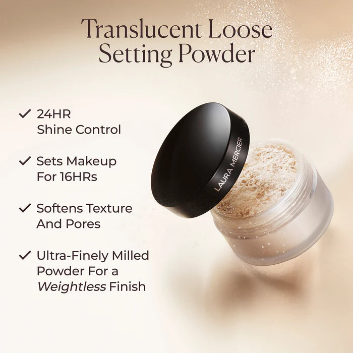 Laura Mercier Loose Setting Powder - 29g | لوس باودر من لورا ميرسييه - 29 جرام