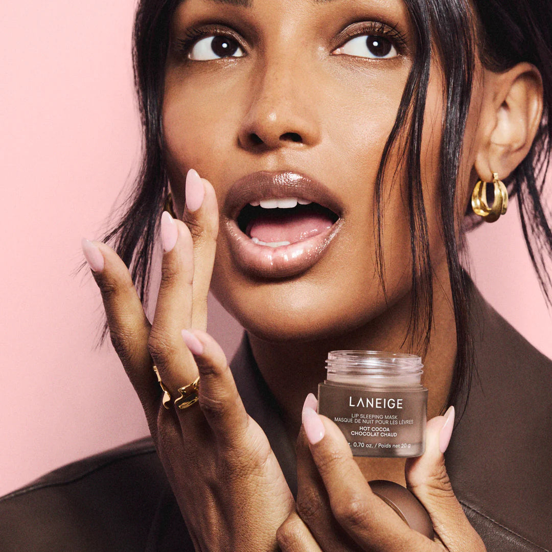 LANEIGE Lip Sleeping Mask Hot Cocoa - 20g | لانيج ماسك شفاه ليلي بنكهة الشوكولاتة الساخنة - 20غ