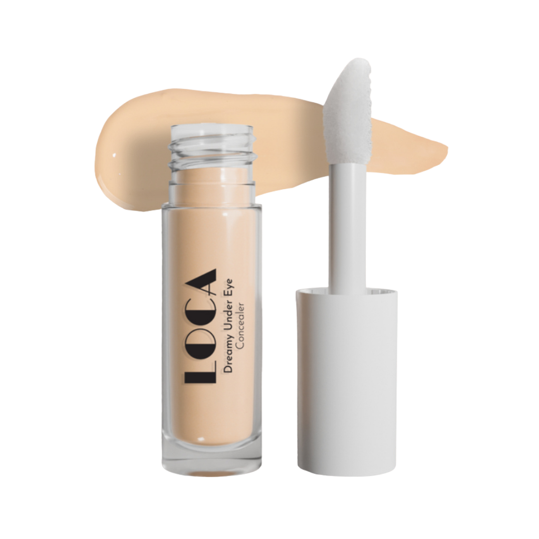 LOCA Dreamy Under Eye Concealer 4ml beige liquid concealer tube with printed brand label