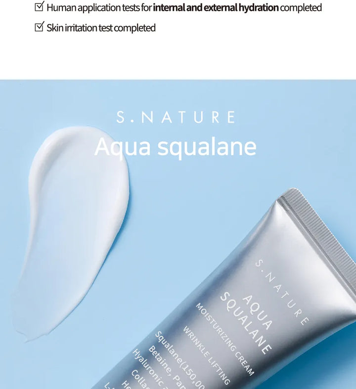 S.NATURE Aqua Squalane Moisturizing Cream - 60ml | إس نايتشر كريم الترطيب مائي - 60مل