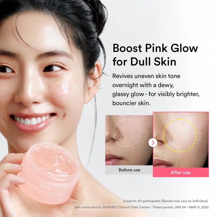Abib PDRN Collagen Overnight Mask Firming Jelly - 80ml | ابيب ماسك الوجه الليلي بالكولاجين - 80 مل