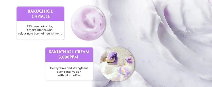 EQQUALBERRY Bakuchiol Plumping Capsule Cream - 50ml | ايكوال بيري كريم الباكوتشيول المالئ للوجه - 50 مل