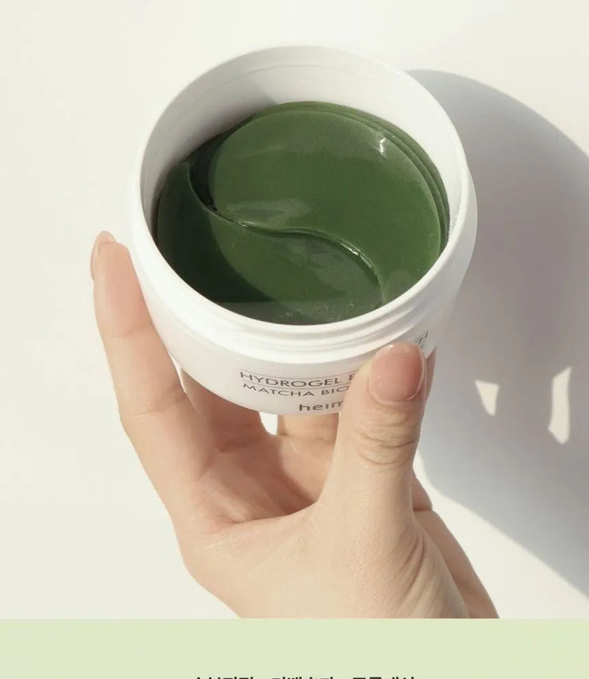 Heimish Matcha Biome Hydrogel Eye Patch - 60 Stück | هيميش لصاقات تحت العين لتحفيز الكولاجين - 60 رقعة