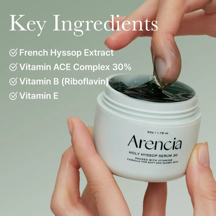 Arencia Holy Hyssop Serum - 50g | ارنيسيا سيروم هلامي  يحتوي على مستخلص الهيبوب الفرنسي - 50 غرام
