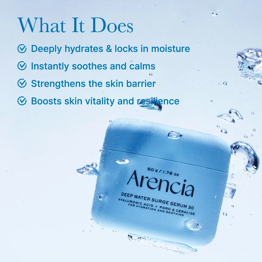 Arencia Deep Water Surge Serum - 50g | ارنيسيا سيروم لتقوية حاجز البشرة - 50 غرام