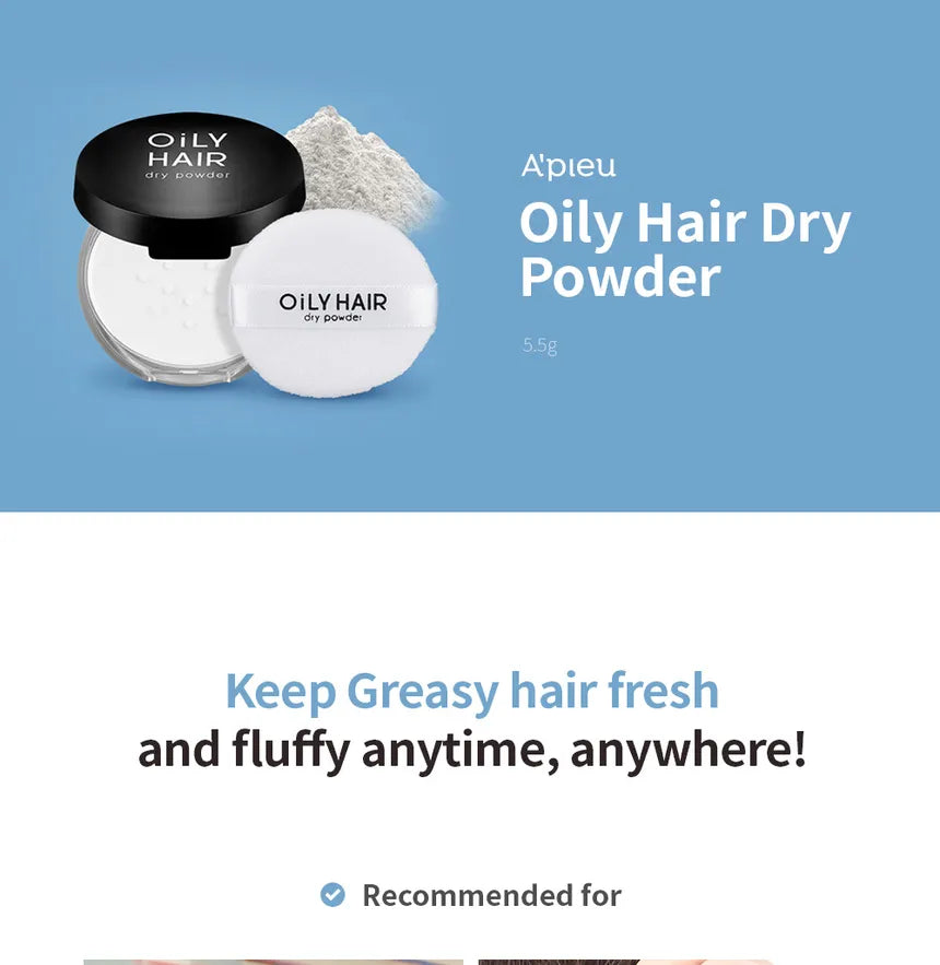 Apieu A'PIEU Oily Hair Dry Powder - 5g | أبيو بودرة للشعر الدهني - 5غ