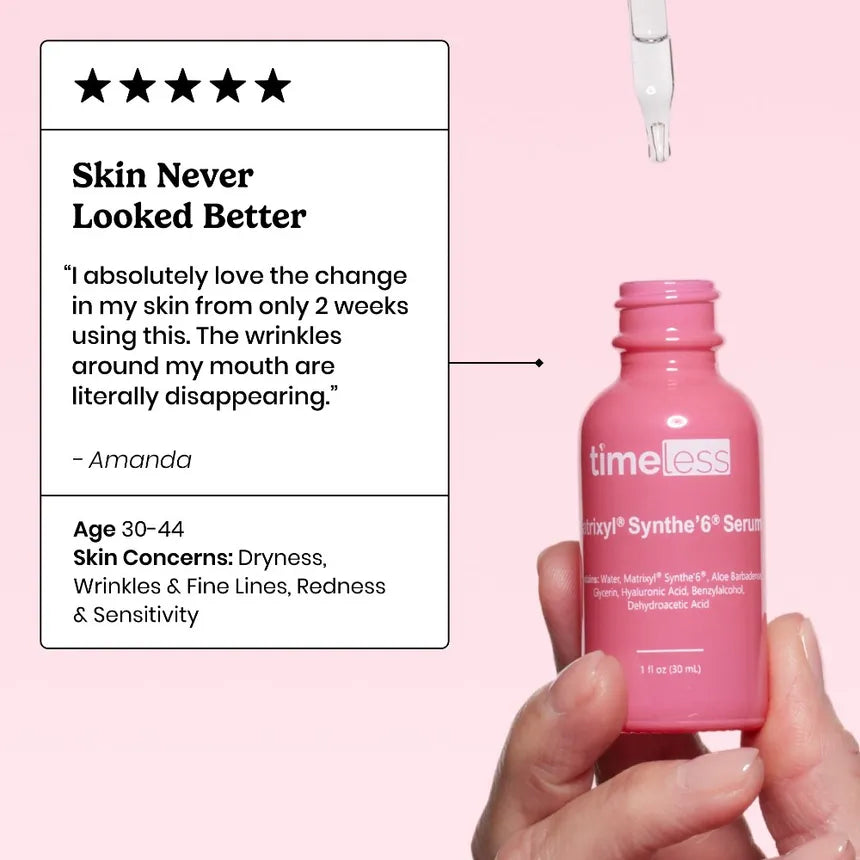 timeless Skin Care Matrixyl Synthe'6 Serum - 30ml | تايم ليس سيروم ماتريكسيل سنتي 6 – 30 مل