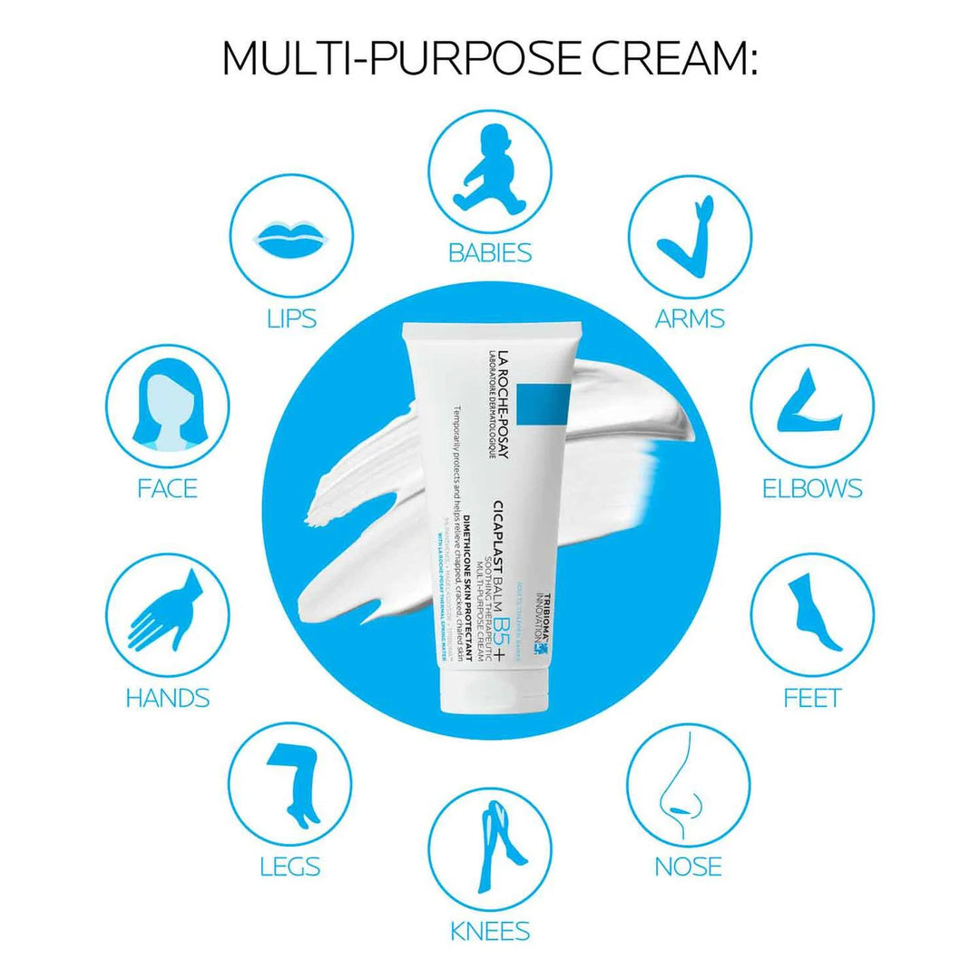 LA ROCHE-POSAY Cicaplast Baume B5+ Repairing Balm - 100ml | لاروش بوزيه سيكابلاست مرمم بانتينول - 100 مل