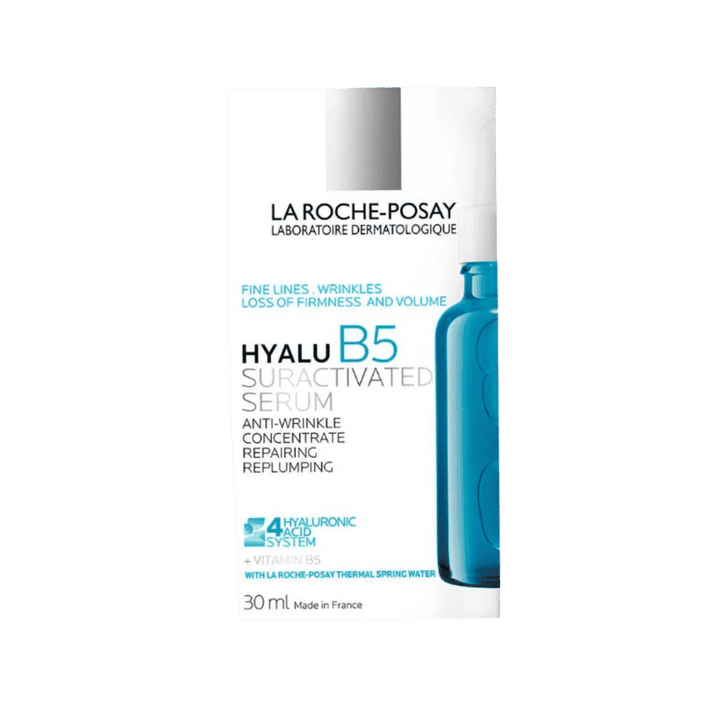 La Roche-Posay Hyalu B5 Suractivated Serum 30ml hydrating face serum bottle packaging.