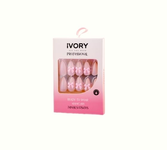 IVORY Nail Art Print - 24nails | ايفوري أظافر جاهزة للتطبيق #1